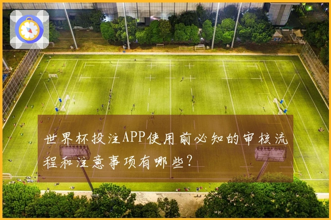 世界杯投注APP使用前必知的审核流程和注意事项有哪些？
