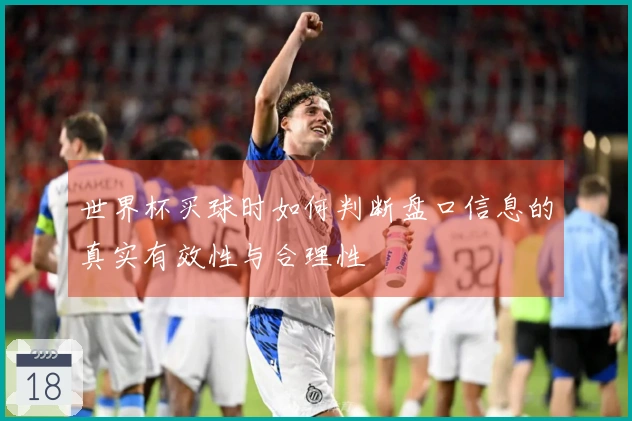 世界杯买球时如何判断盘口信息的真实有效性与合理性