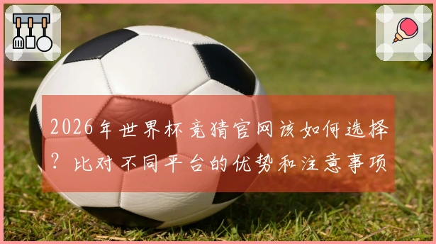 2026年世界杯竞猜官网该如何选择？比对不同平台的优势和注意事项