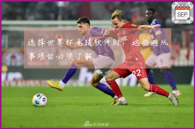 选择世界杯竞猜软件时，这些避坑事项你必须了解
